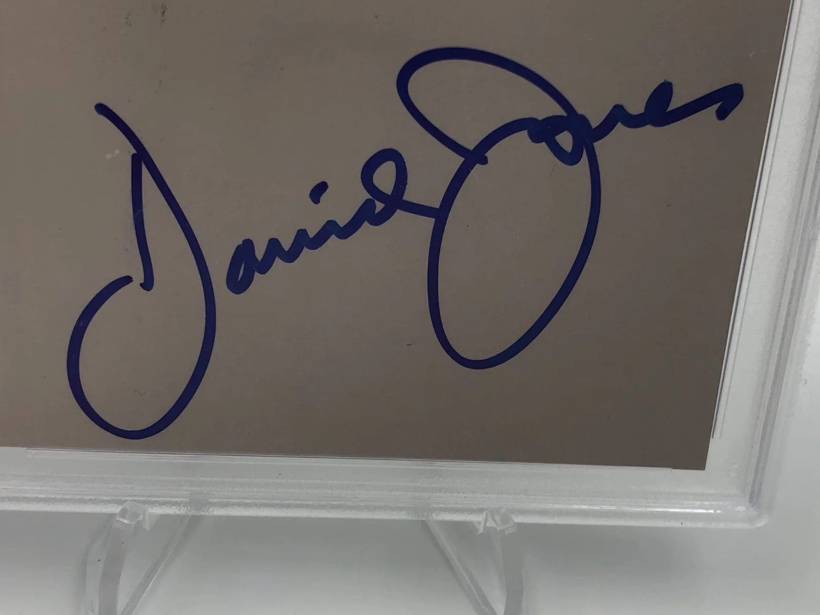 DAVY JONES AUTO Signed PSA/DNA PSA AUTHENTIC Index Card Music Singer THE MONKEES, изображение 3