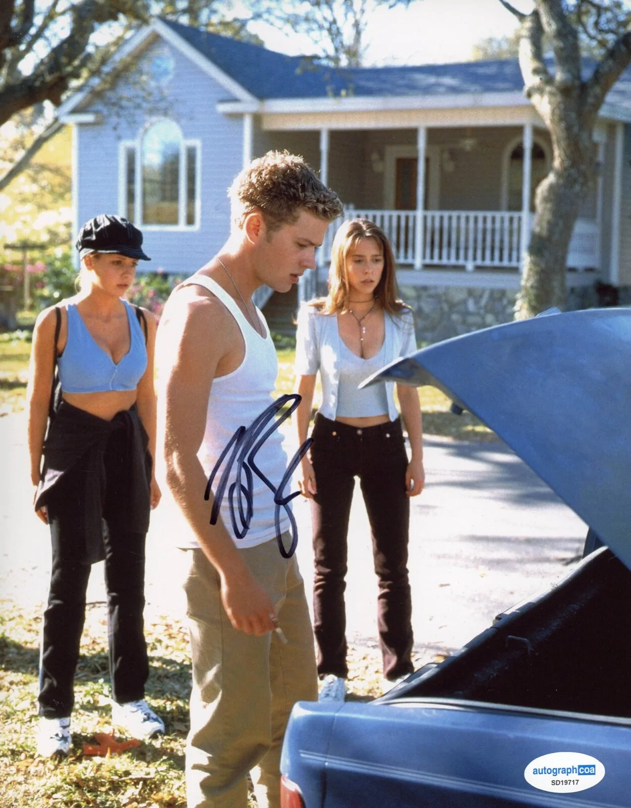 RYAN PHILLIPPE — Ryan Phillippe signed "I KNOW WHAT DID LAST SUMMER" 8x10 Photo EXCT PROOF d ACOA, image 4