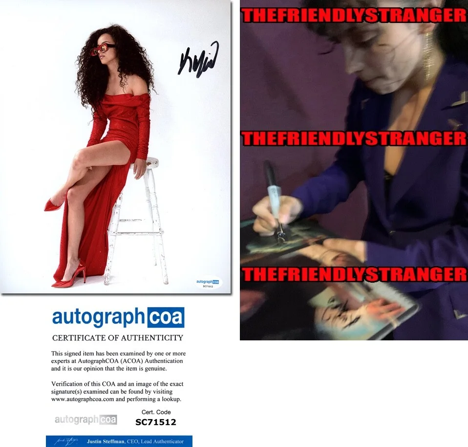 KIANA MADEIRA — Kiana Madeira signed 8x10 Photo MALCOLM IN THE MIDDLE L AUTOGRAPH Sexy ACOA COA