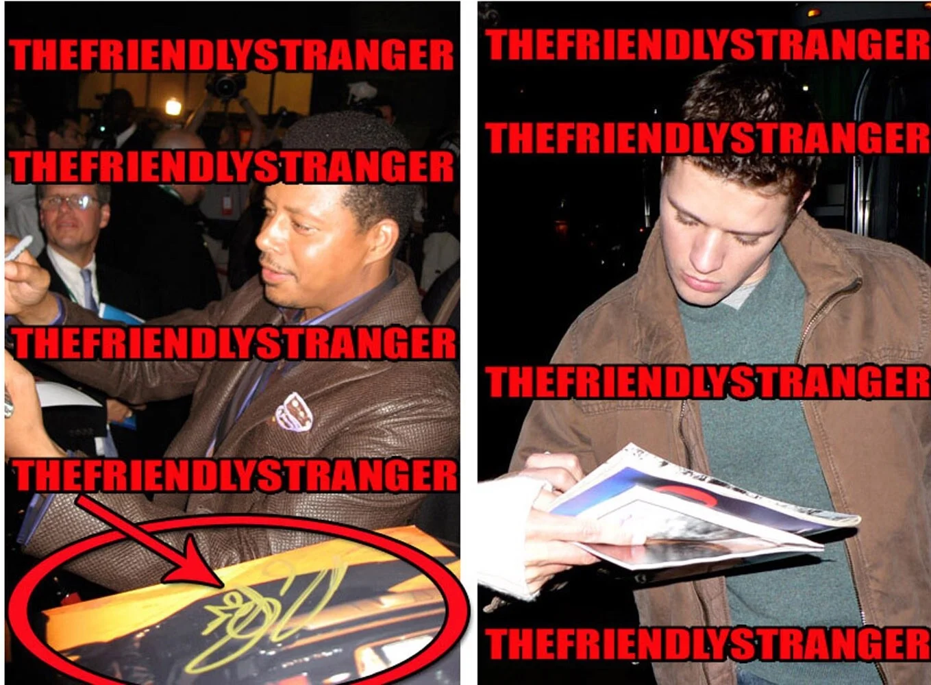 TERRENCE HOWARD, RYAN PHILLIPPE — Terrence Howard & Ryan Phillippe signed "CRASH" 8x10 Photo EXACT Proof ACOA COA, image 3