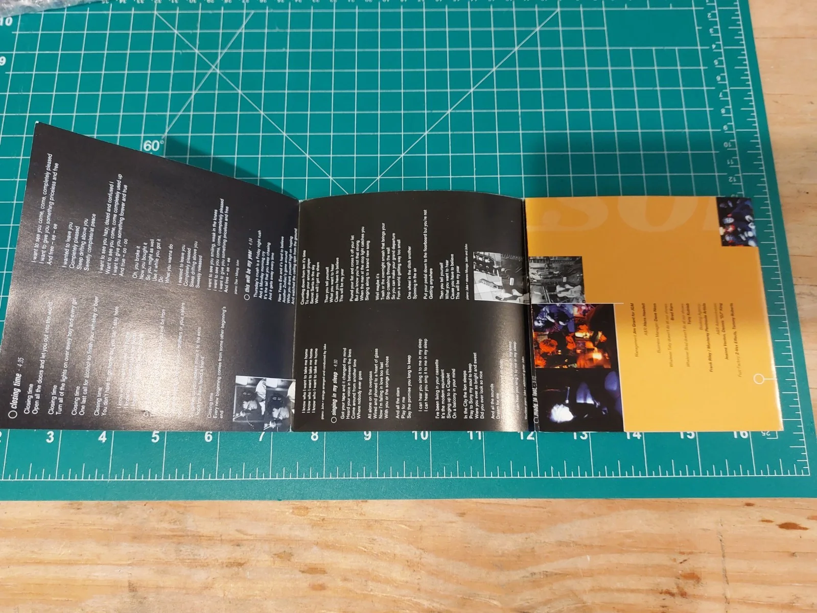 Semisonic Band Signed Autographed CD Booklet Feeling Strangely Fine Closing Time, image 5