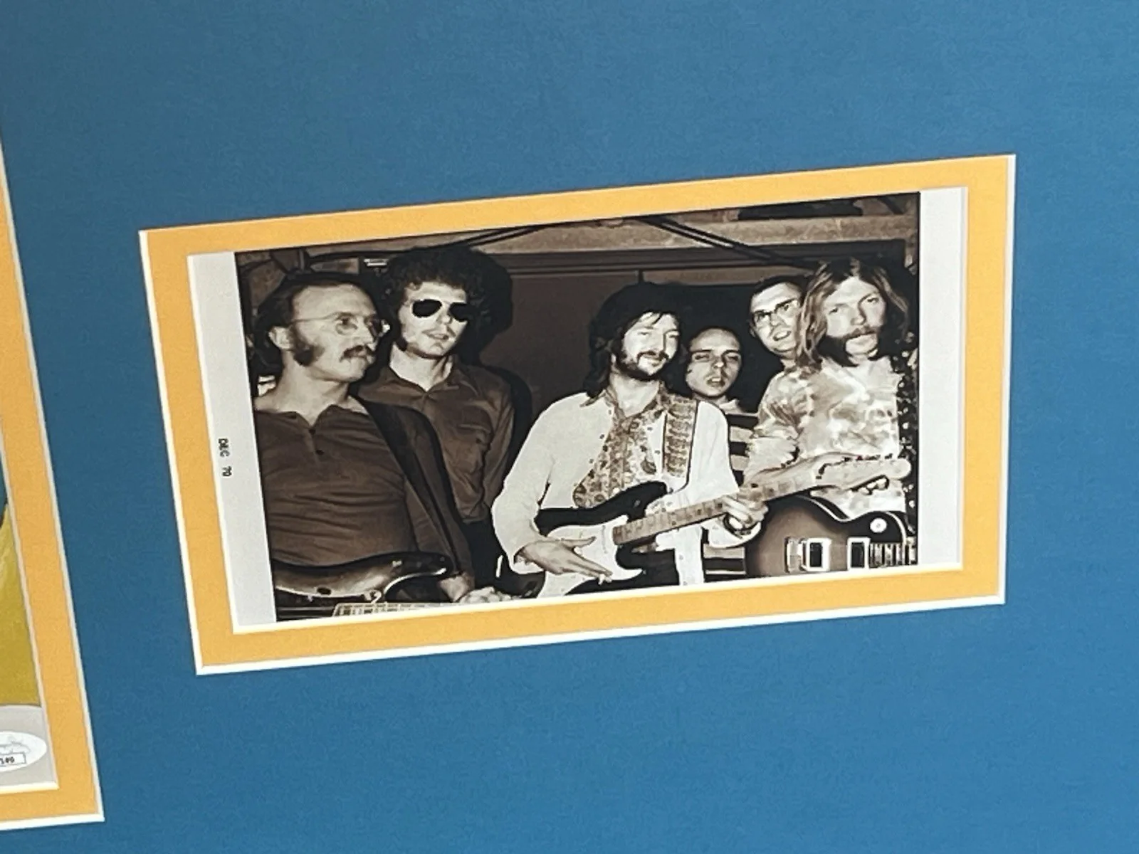 Eric Clapton Signed Framed 30”X24” Derek & The Dominos Layla Whitlock Patti Boyd, изображение 4