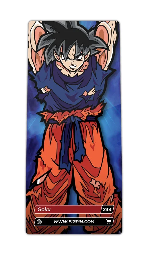 FiGPiN Goku (Glitter) (0234) Dragon Ball Z 3-Inch Enamel Pin, изображение 2