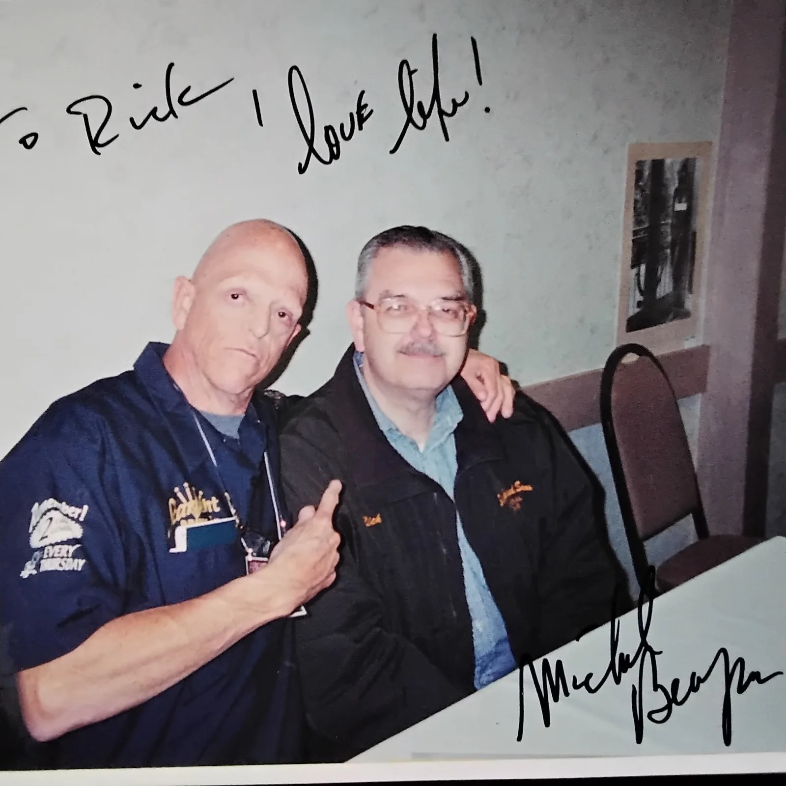 Michael Berryman SIGNED Photo Film TV Actor 1 Flew Cuckoo's Nest Hills Have Eyes, изображение 2