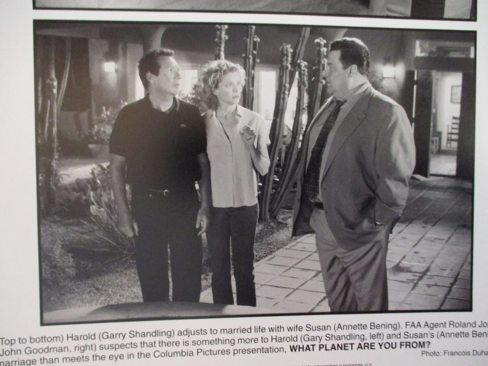 Garry Shandling/John Goodman/Annette Bening(WHAT PLANET ARE YOU FROM?)2000 Photo, изображение 3