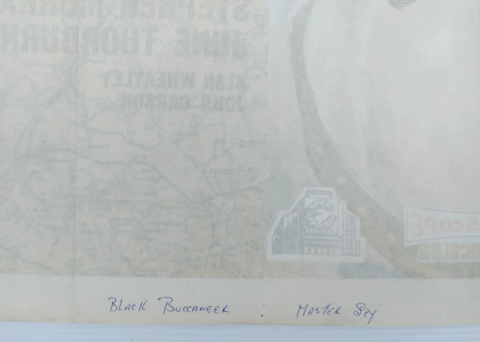 THE BLACK BUCCANEER/MASTER SPY ORIGINAL UK QUAD DOUBLE BILL FILM POSTER 1961/64, изображение 5