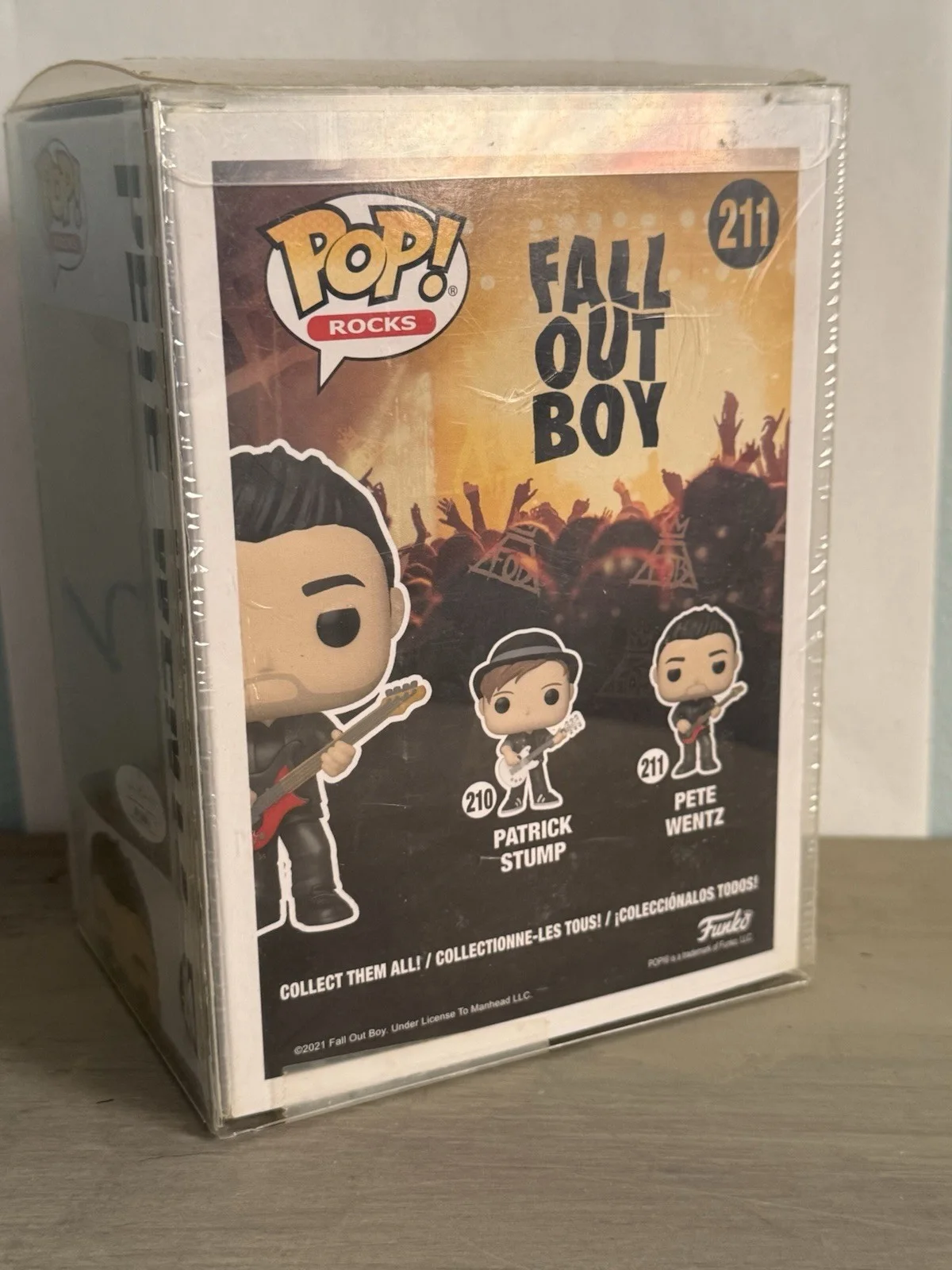 Fallout Boy Pete Wentz Funko Pop Autographed JSA Certified Signed Authentic, image 3
