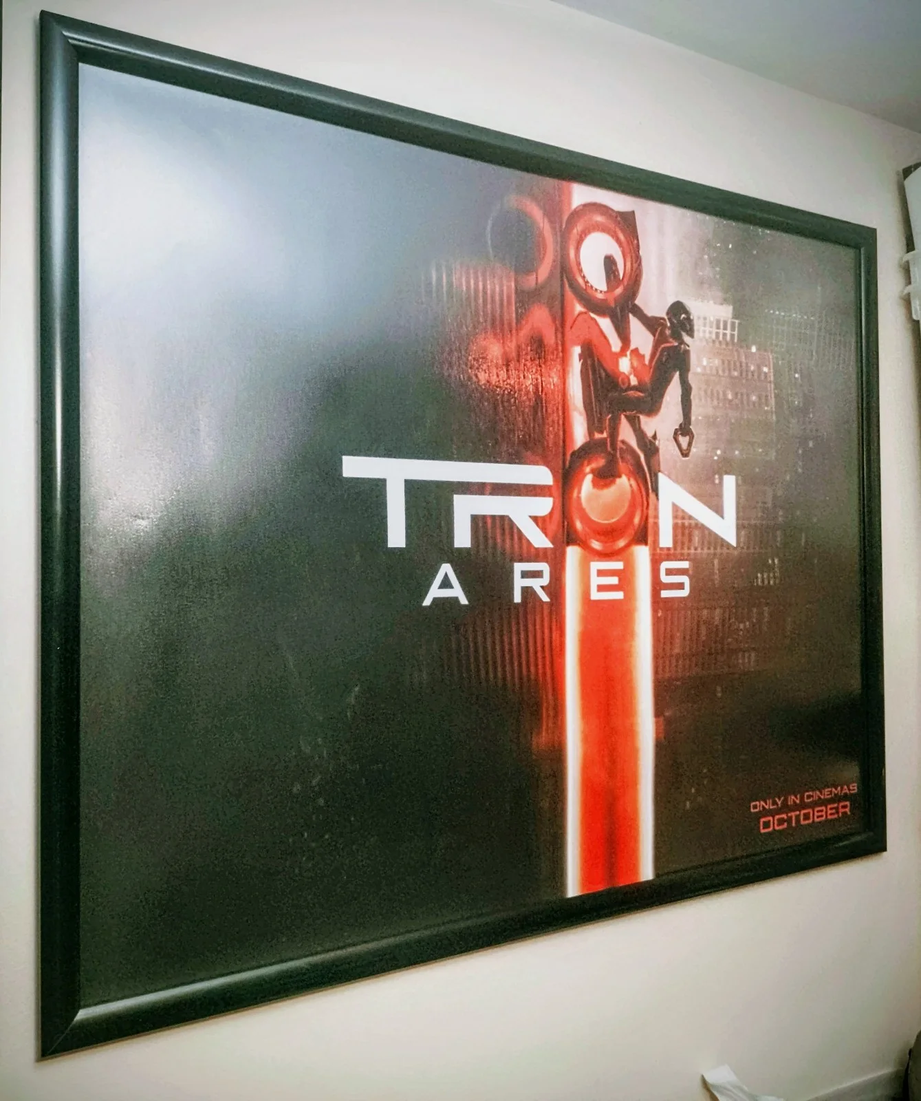 Tron: Ares UK Quad Theatrical Cinema Poster New + Tube Disney Jared Leto, изображение 2