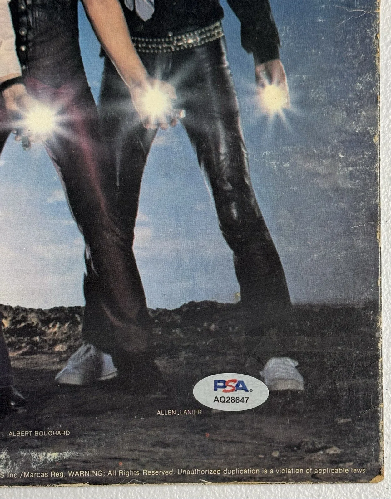 Blue Oyster Cult Signed Mirrors Vinyl Album Buck & Eric PSA/DNA COA, image 3