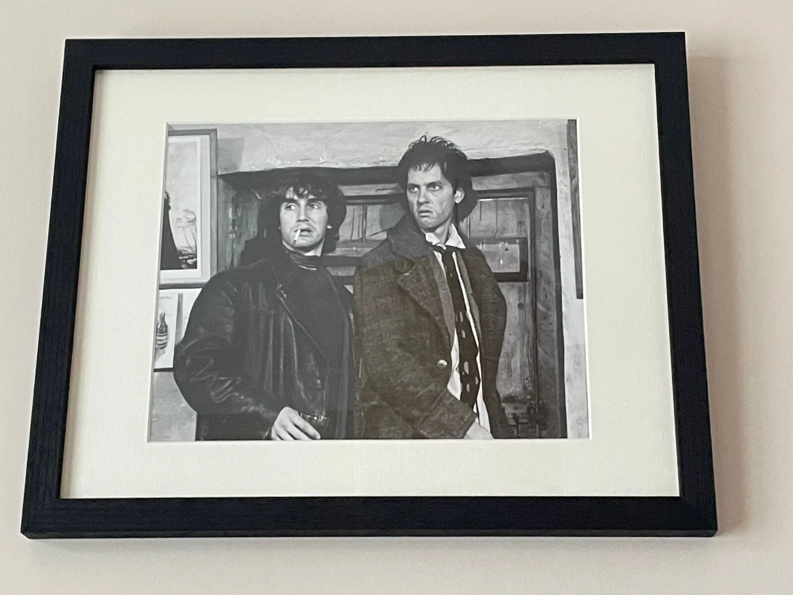 Withnail and I Framed B&W 8X10 inch Print with Richard E Grant and Paul McGann, image 2
