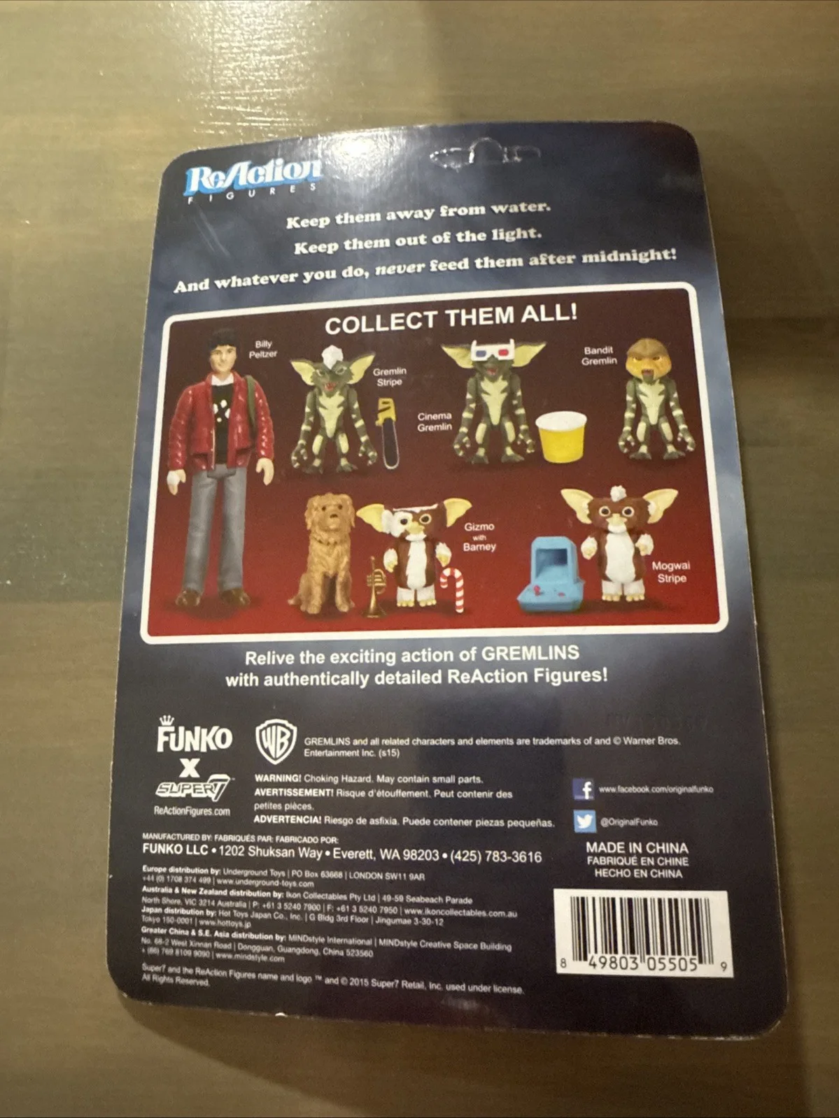 Zach Galligan Signed ReAction Gremlins Billy Peltzer Figure, image 3