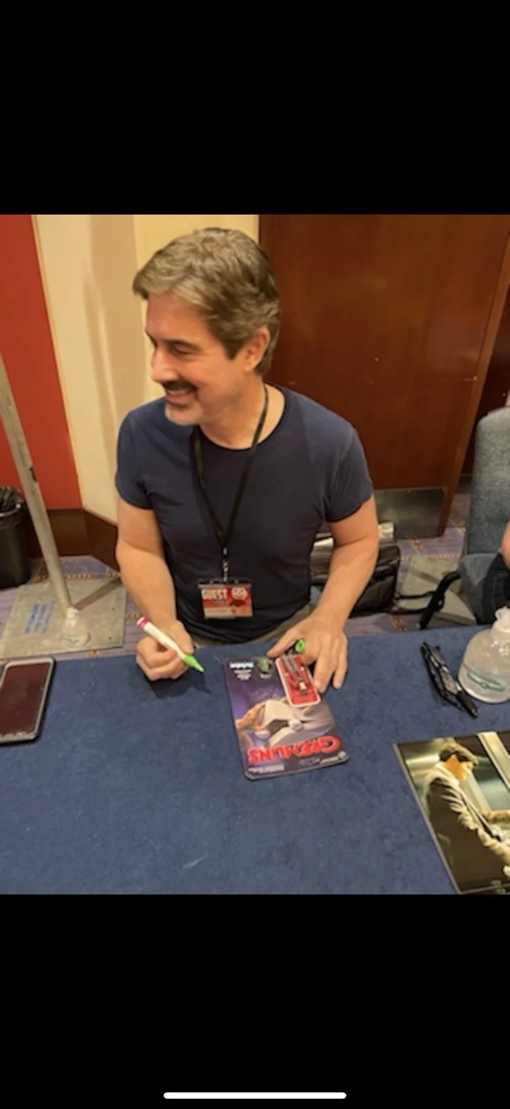 Zach Galligan Signed ReAction Gremlins Billy Peltzer Figure, image 5