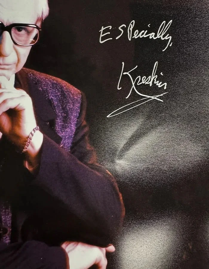 Amazing Kreskin — Amazing Kreskin signed 8x10 Photo Mentalist JSA Authentication, изображение 2