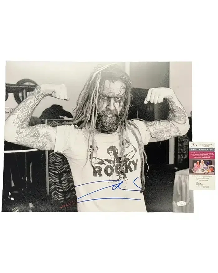 Rob Zombie — Rob Zombie signed 16x20 Photo Director Creator House of 1000 JSA Authentication