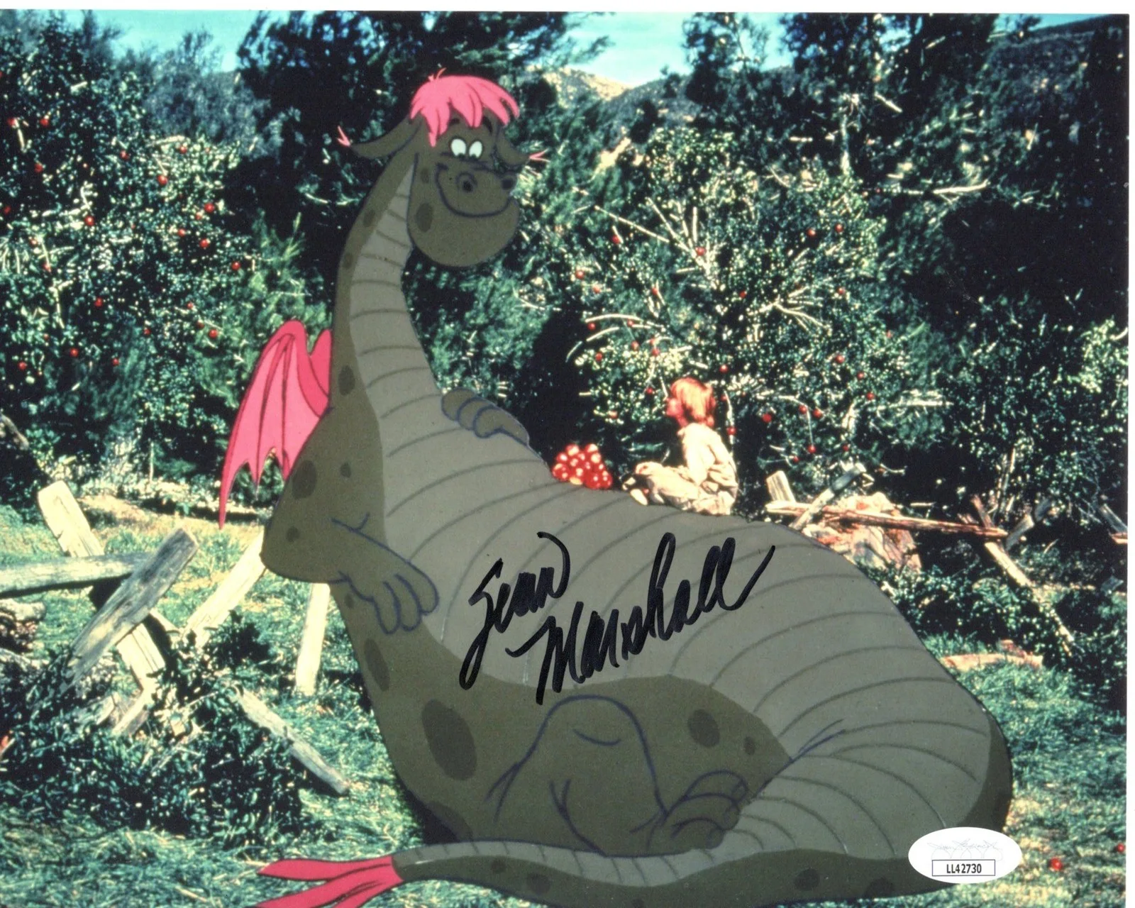 Sean Marshall — Sean Marshall signed 8x10 Photo Pete Disney's Pete's Dragon JSA Authentication