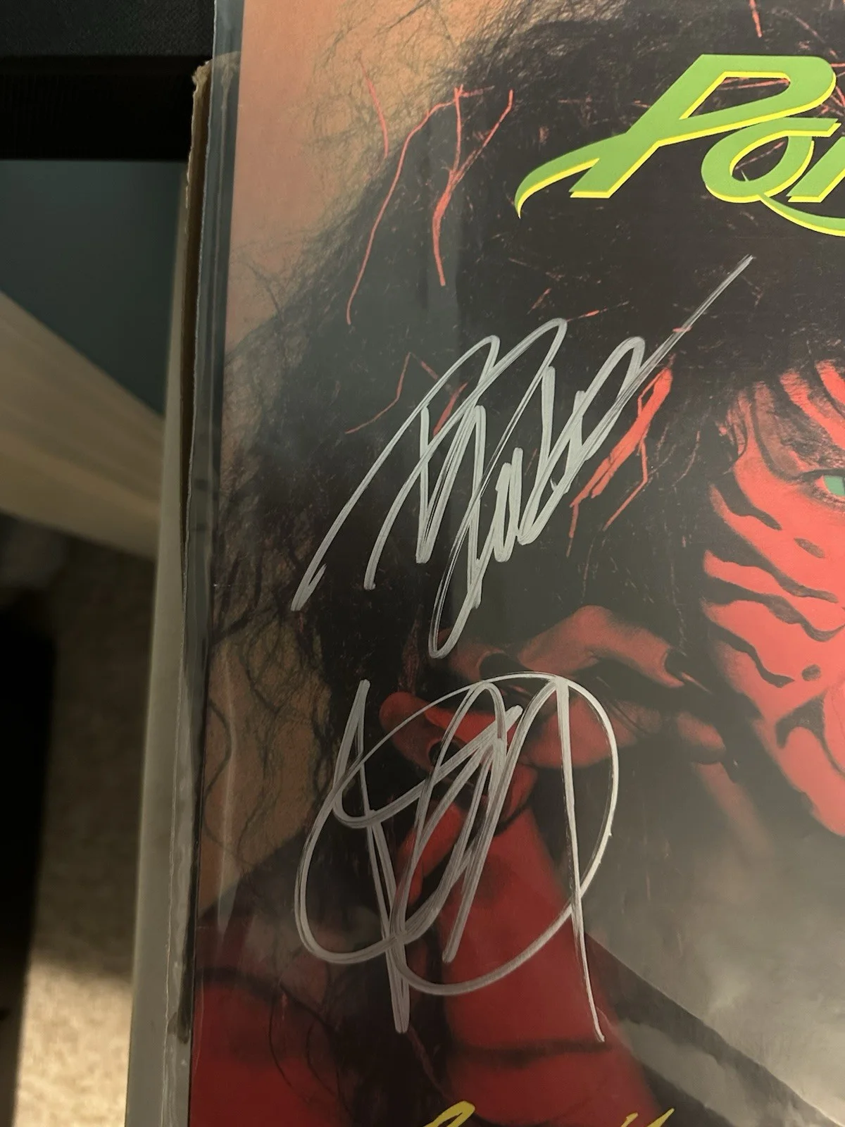 Poison Band Signed Autographed Vinyl! Open Up Say Ahh!, изображение 2