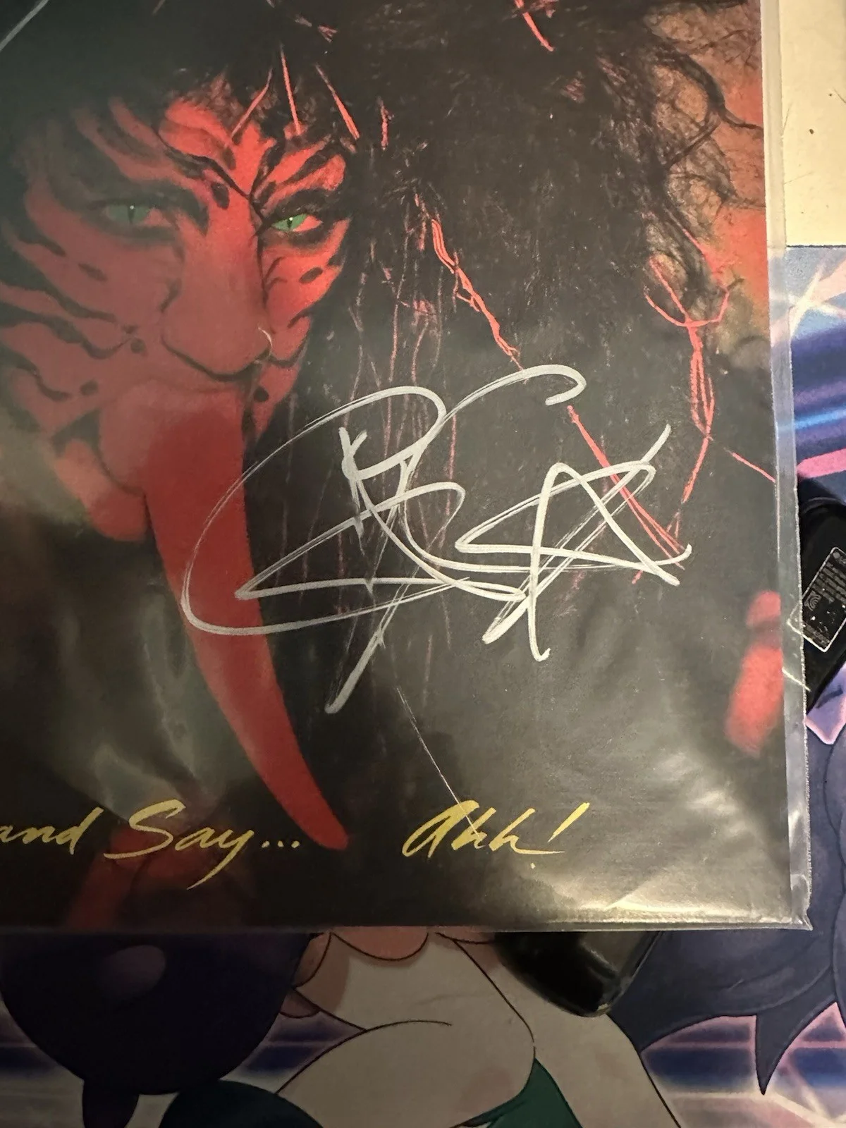 Poison Band Signed Autographed Vinyl! Open Up Say Ahh!, изображение 3