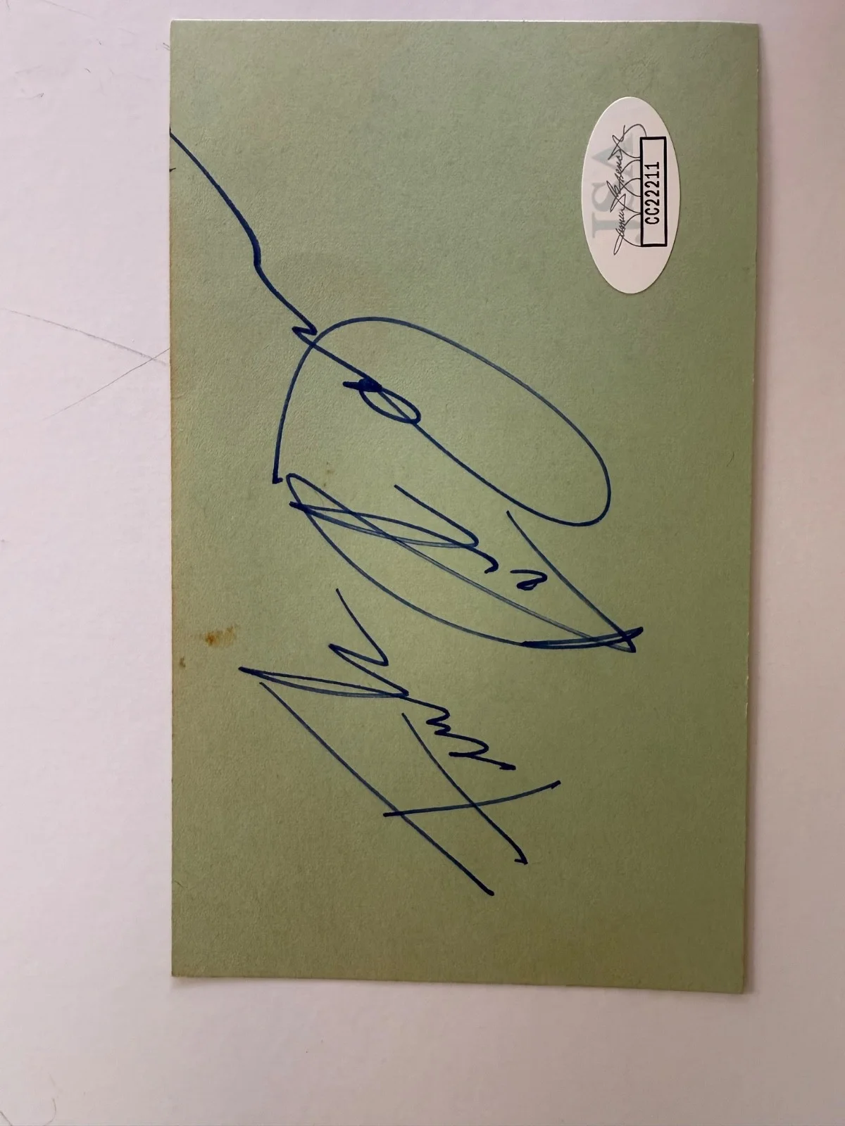 Autographed Rick James Index Card, image 5