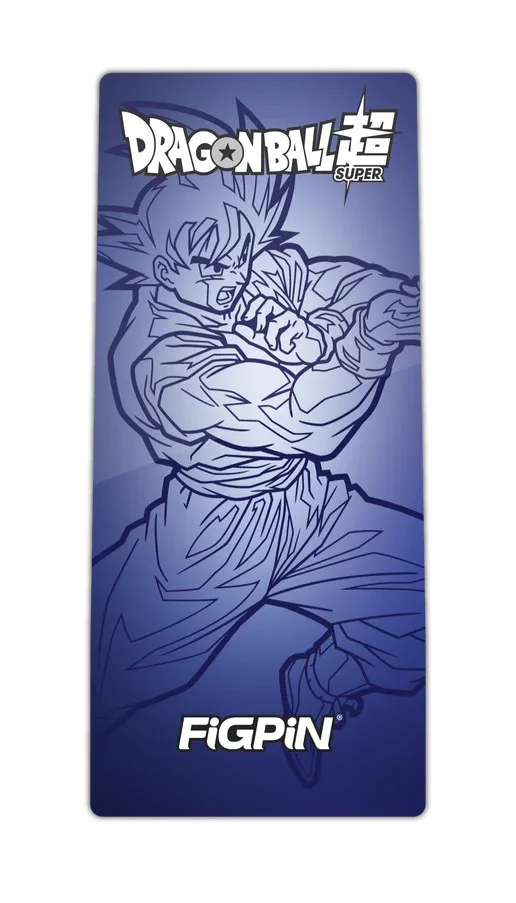 FiGPiN Goku (White & Black Nickel) (0862) Dragon Ball Super 3-Inch Enamel Pin, изображение 3