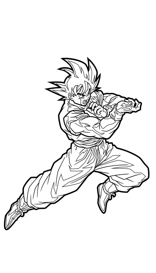 FiGPiN Goku (White & Black Nickel) (0862) Dragon Ball Super 3-Inch Enamel Pin, изображение 5