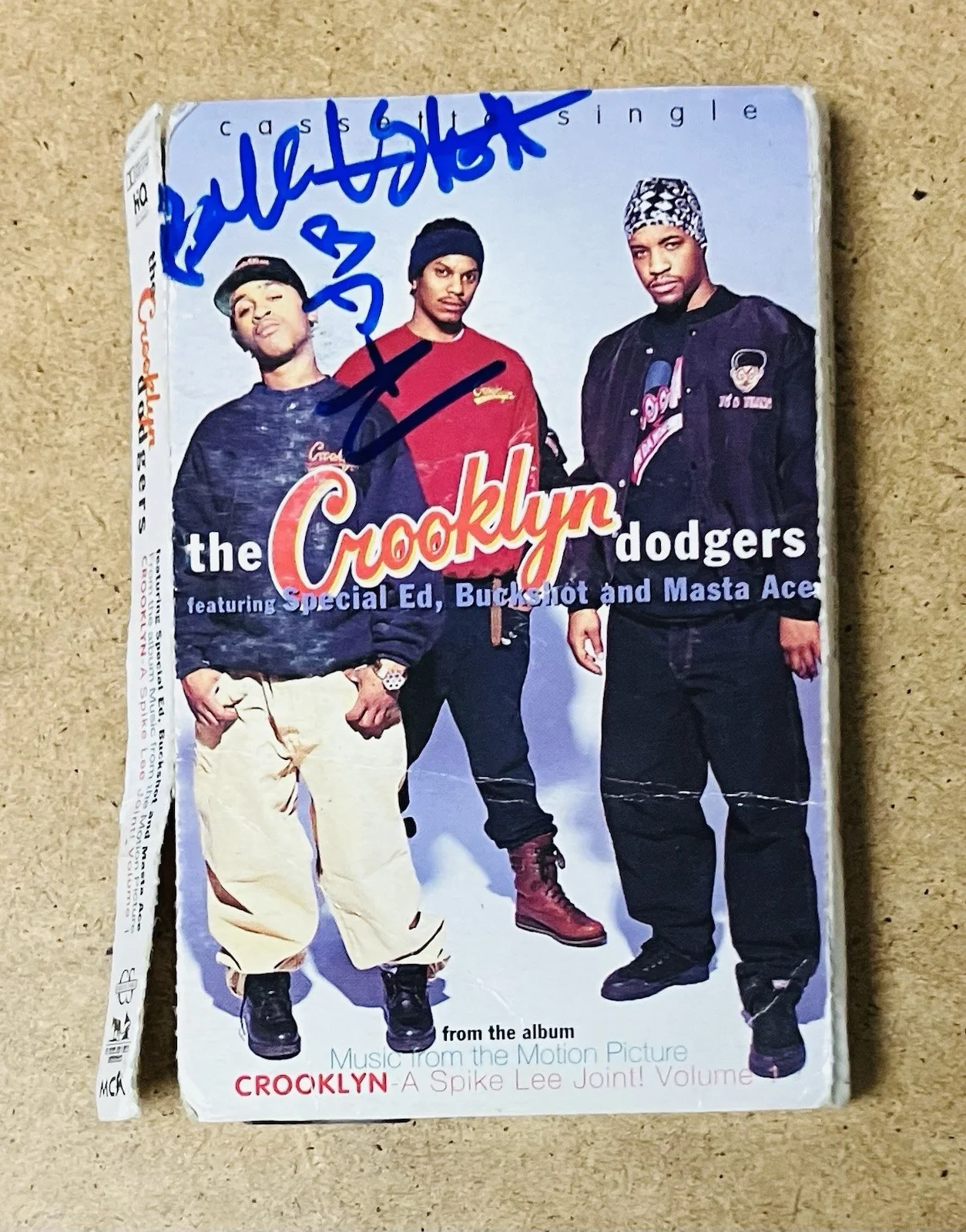 BUCKSHOT Crooklyn Dodgers Autographed Signed Vintage Cassette Tape Bootcamp Clik, изображение 2
