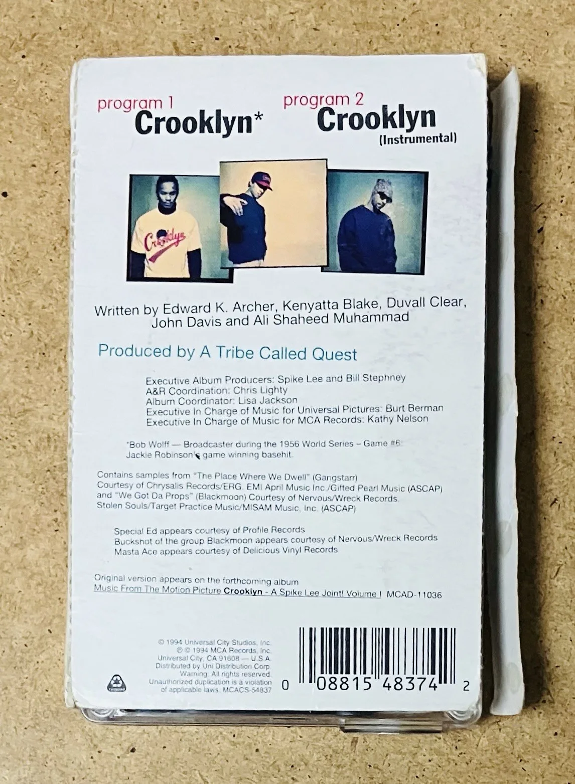BUCKSHOT Crooklyn Dodgers Autographed Signed Vintage Cassette Tape Bootcamp Clik, изображение 3