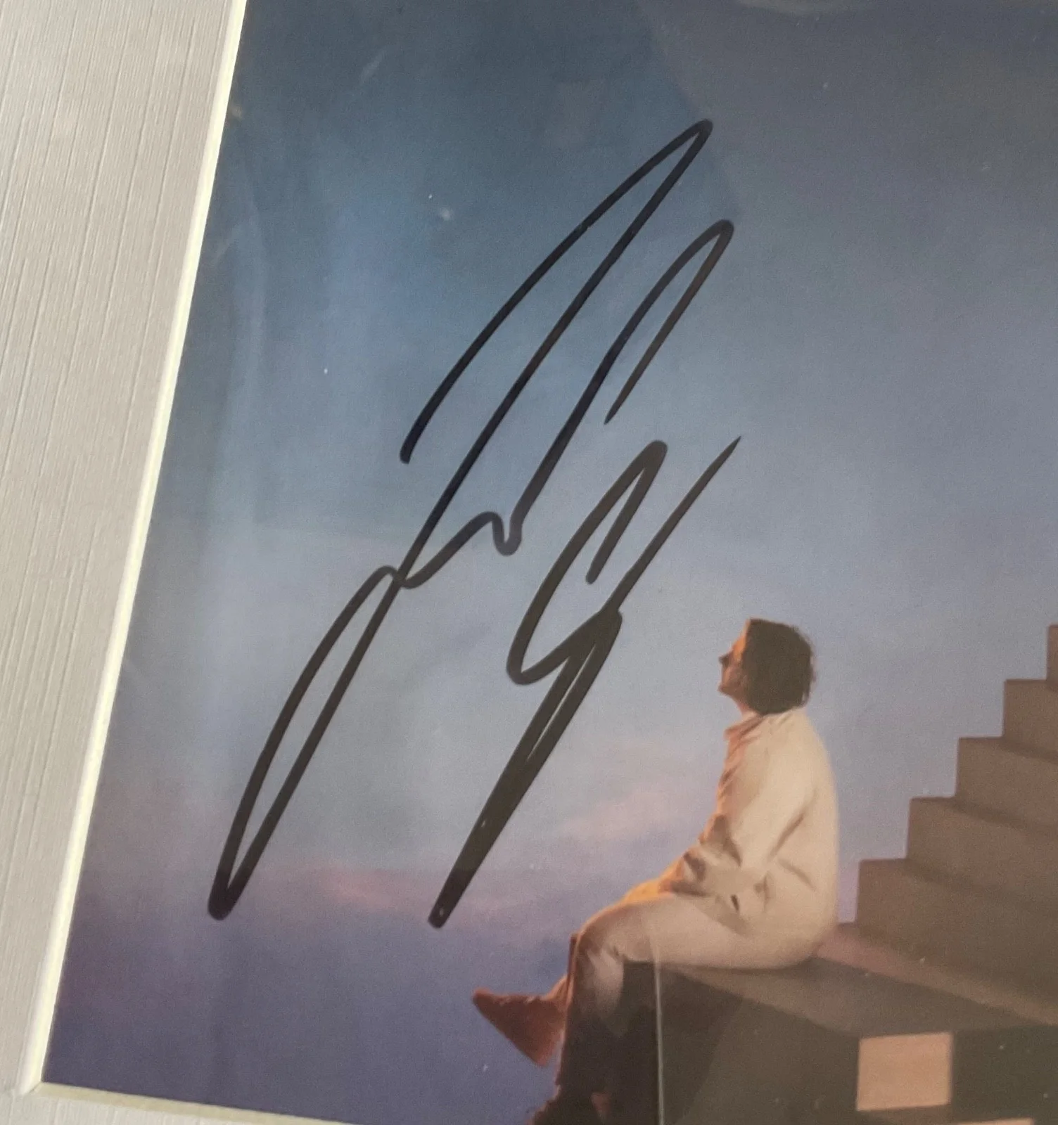 Lewis Capaldi Signed Autograph Broken By Desire To Be Music CD Framed JSA COA, image 2