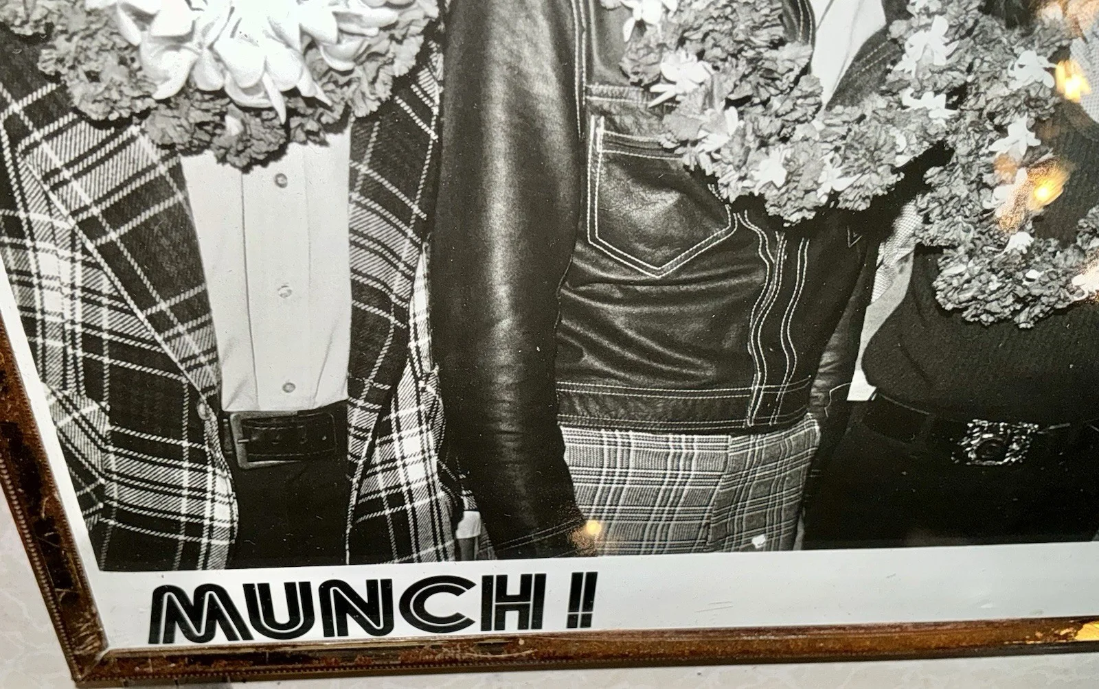 Vintage MUNCH! Band Promo Photo Signed Autographed Dick Clark Concerts 1970s, изображение 5