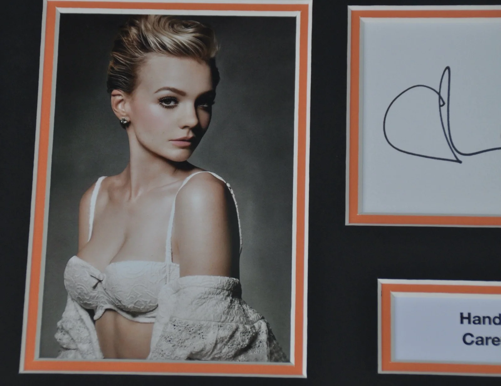 Carey Milligun Signed Card Double Mounted A4 Presentation With COA Photo Proof, image 3