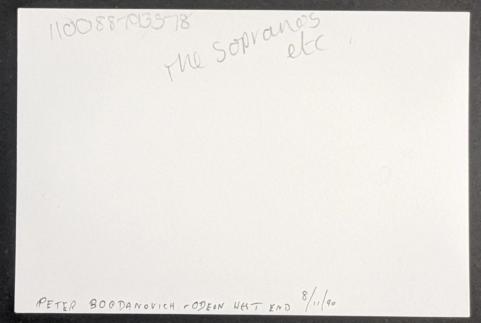Peter Bogdanovich Signed & Mounted Autograph Page - The Last Picture Show, Mask, изображение 5