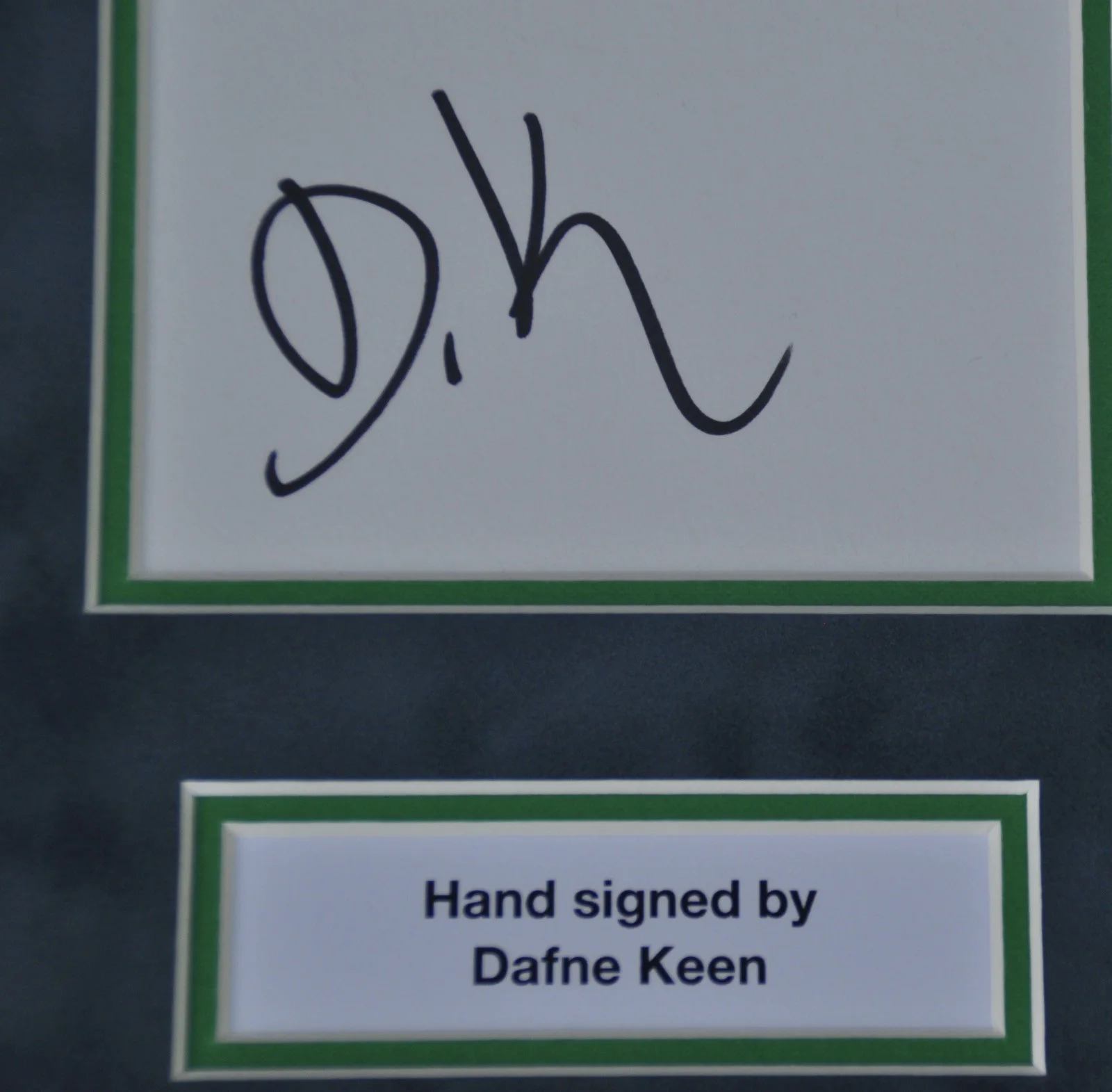 Dafne Keen Signed Card Double Mounted A4 Presentation Star Wars The Acolyte COA, image 2
