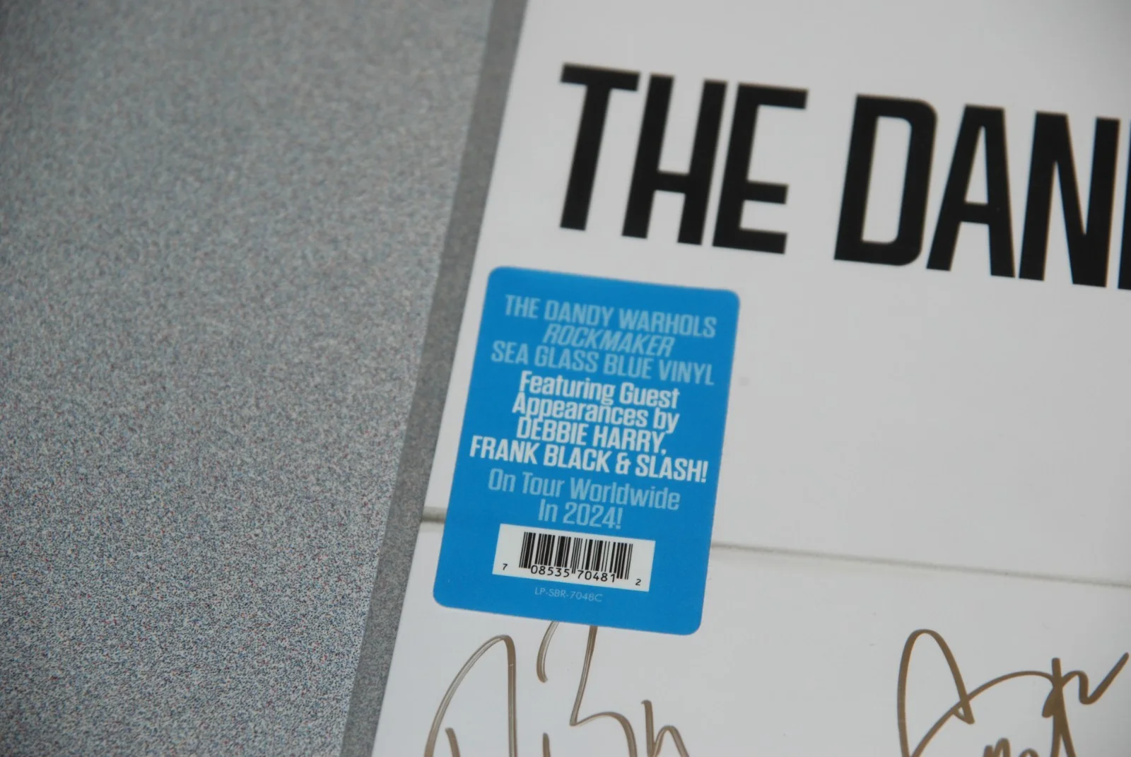 The Dandy Warhols Signed Rockmaker Album Vinyl Limited Edition Sea Glass Blue, изображение 2