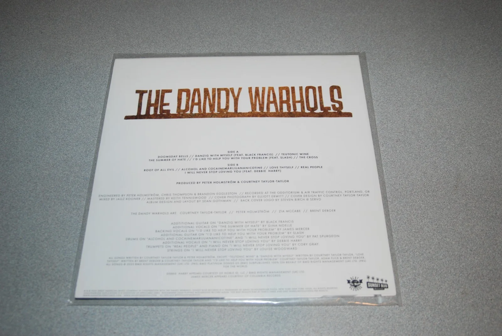 The Dandy Warhols Signed Rockmaker Album Vinyl Limited Edition Sea Glass Blue, изображение 3