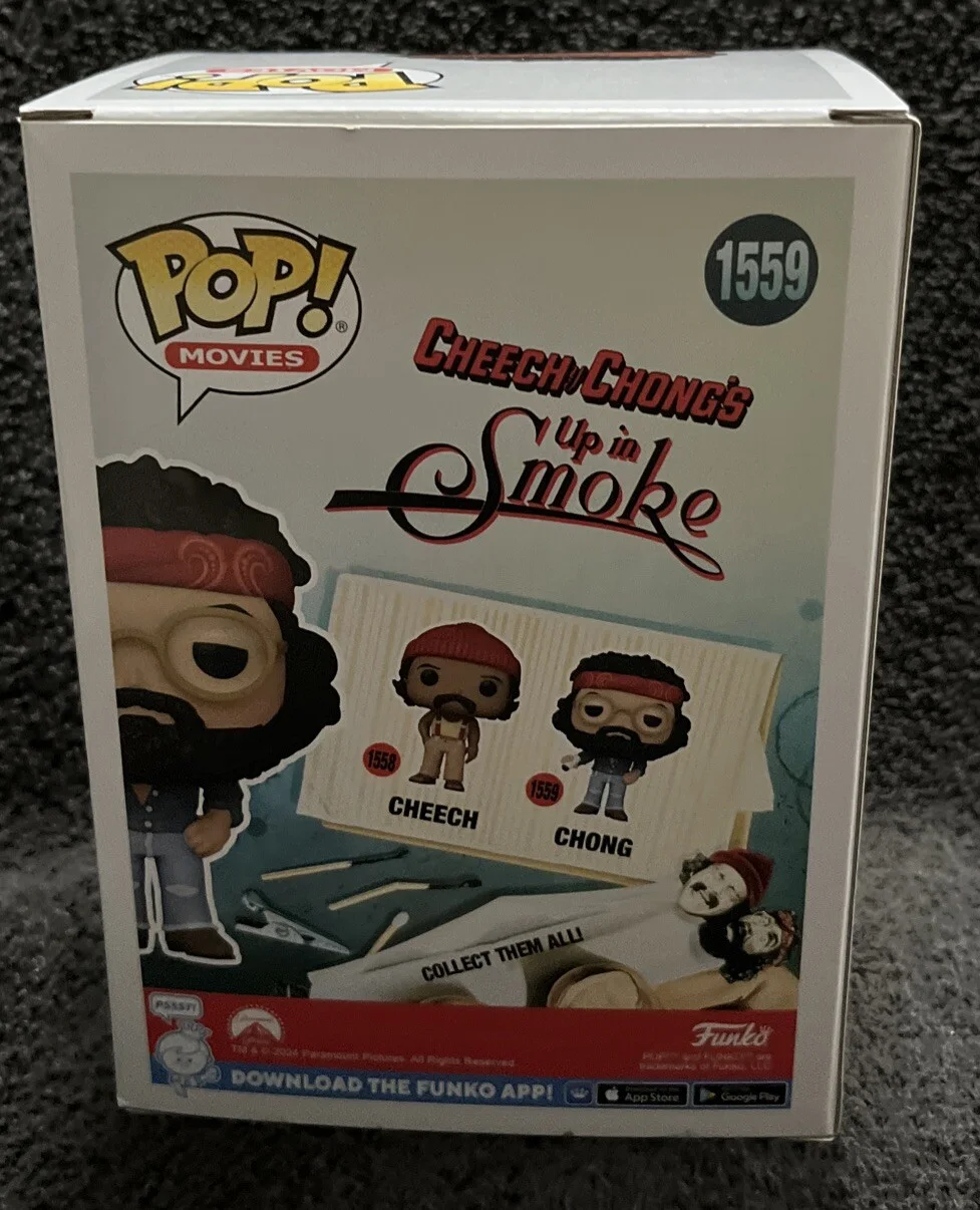 Tommy Chong — Tommy Chong SIGNED Up In Smoke Vinyl Funko Pop Movies #1559 JSA COA, изображение 4
