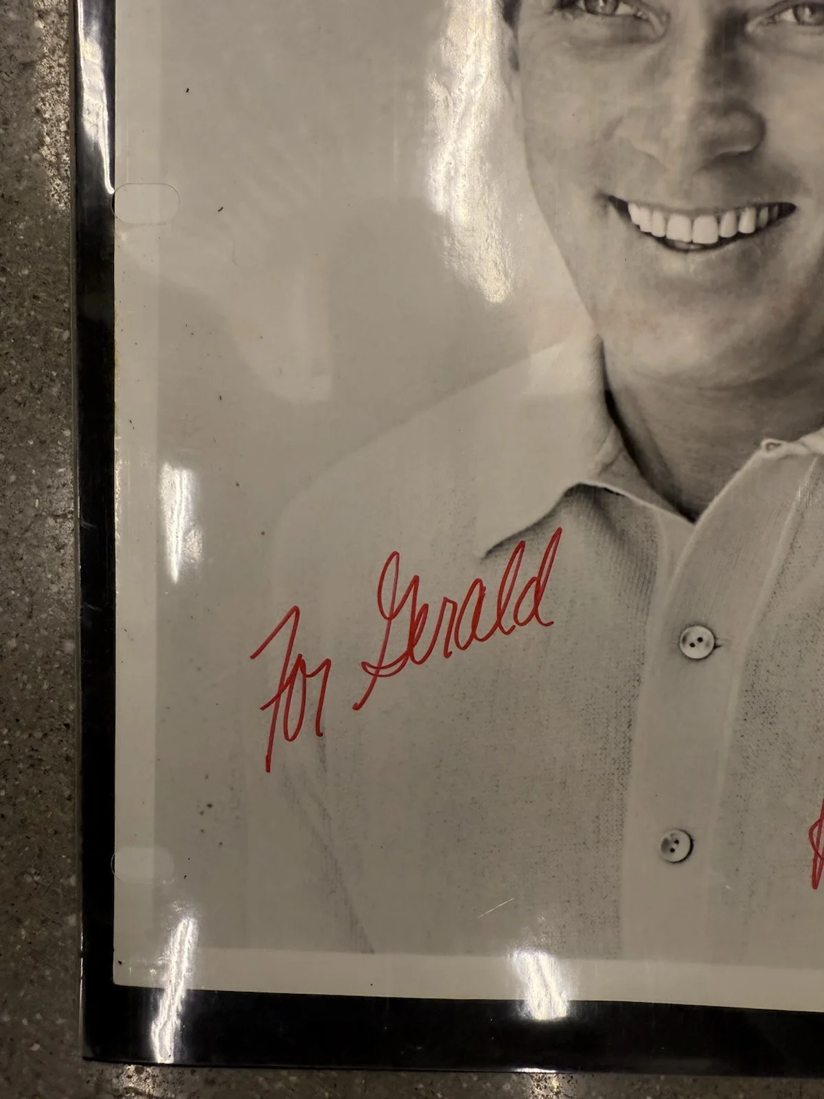ANDY WILLIAMS Deceased Singer Autographed B&W Photo Signed, image 2