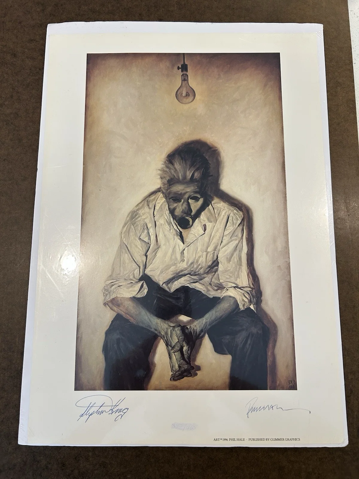Phil Hale, Stephen King — Insomnia SIGNED!!! Stephen King & Phil Hale (Autograph) 12x18 Art Print JSA COA, изображение 2
