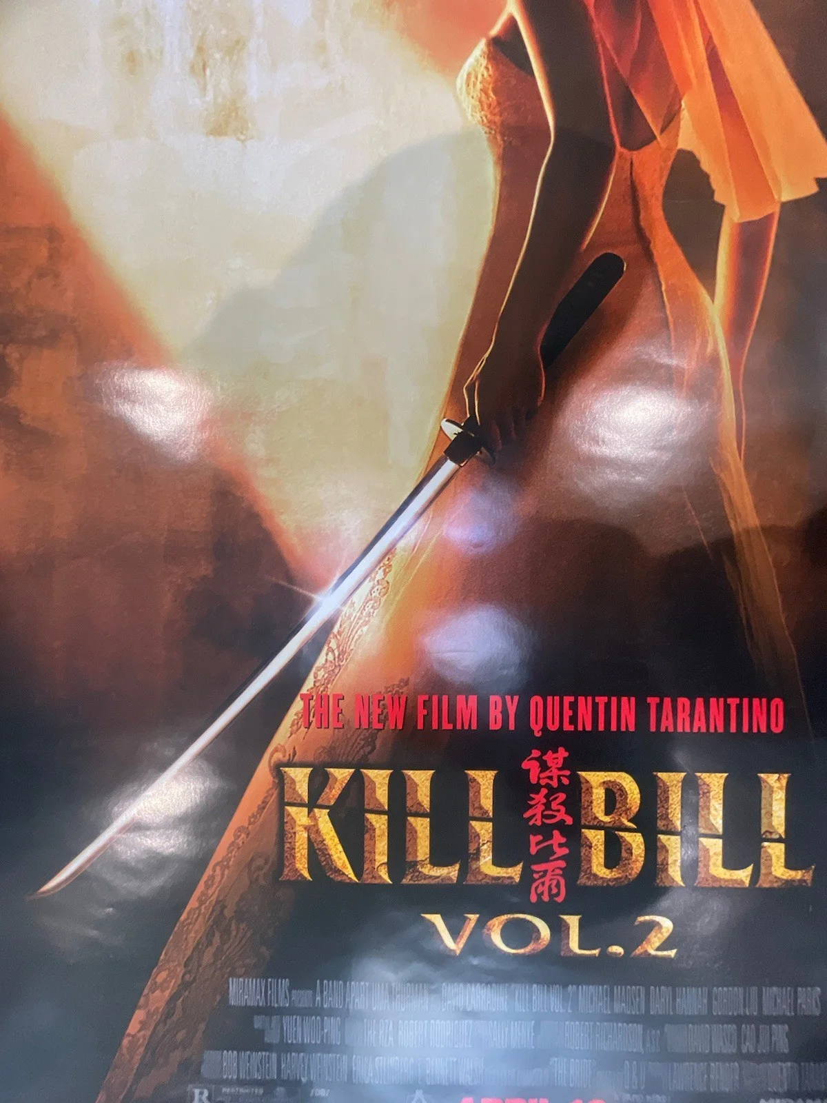 Kill Bill 2 Original Cinema One Sheet Posters X2 27x40, image 2