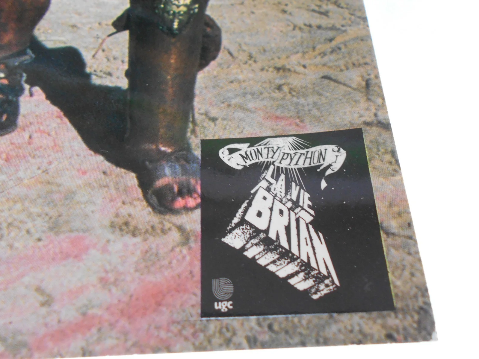 Vintage Lobby card Life of Brian Monty python french La vie de Brian UGC 28 x 20, image 2