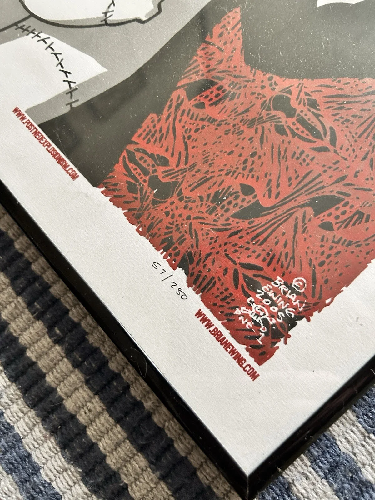 Queens Of The Stone Age Show Poster; Brian Ewing Screenprint, Signed & Numbered, image 3