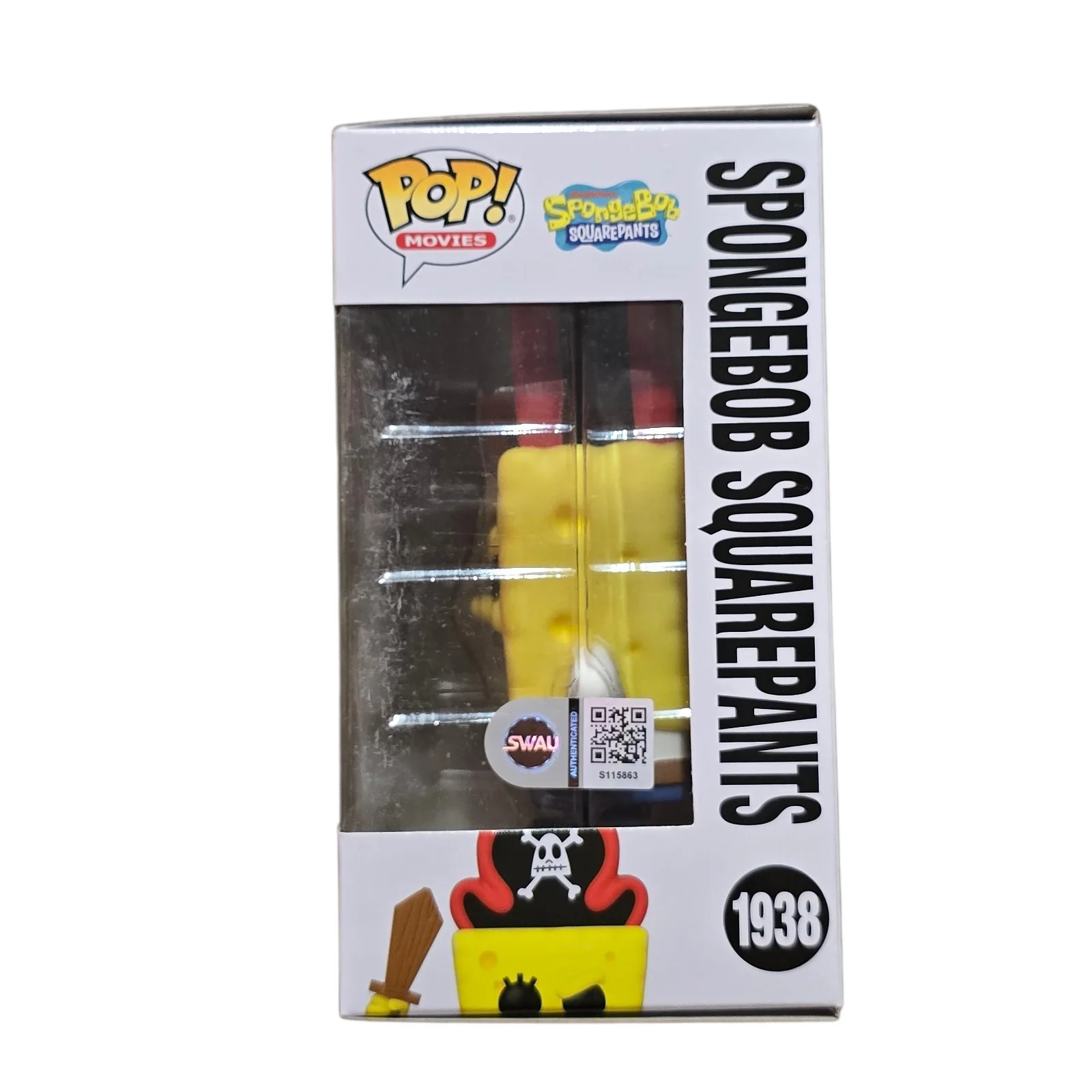 Tom Kenny — Tom Kenny Signed SpongeBob Funko 1938 Search For SquarePants SWAU Authenticated, изображение 2
