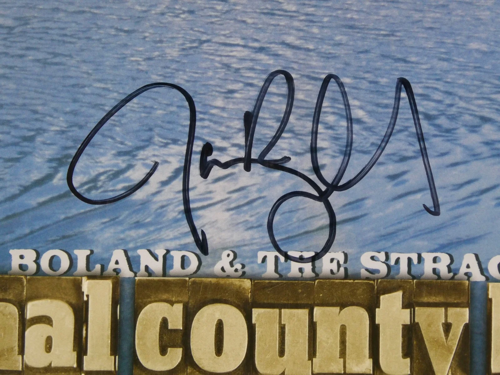 Jason Boland & The Stragglers Signed 12" LP Album Cover w/ Album RARE +2, изображение 4