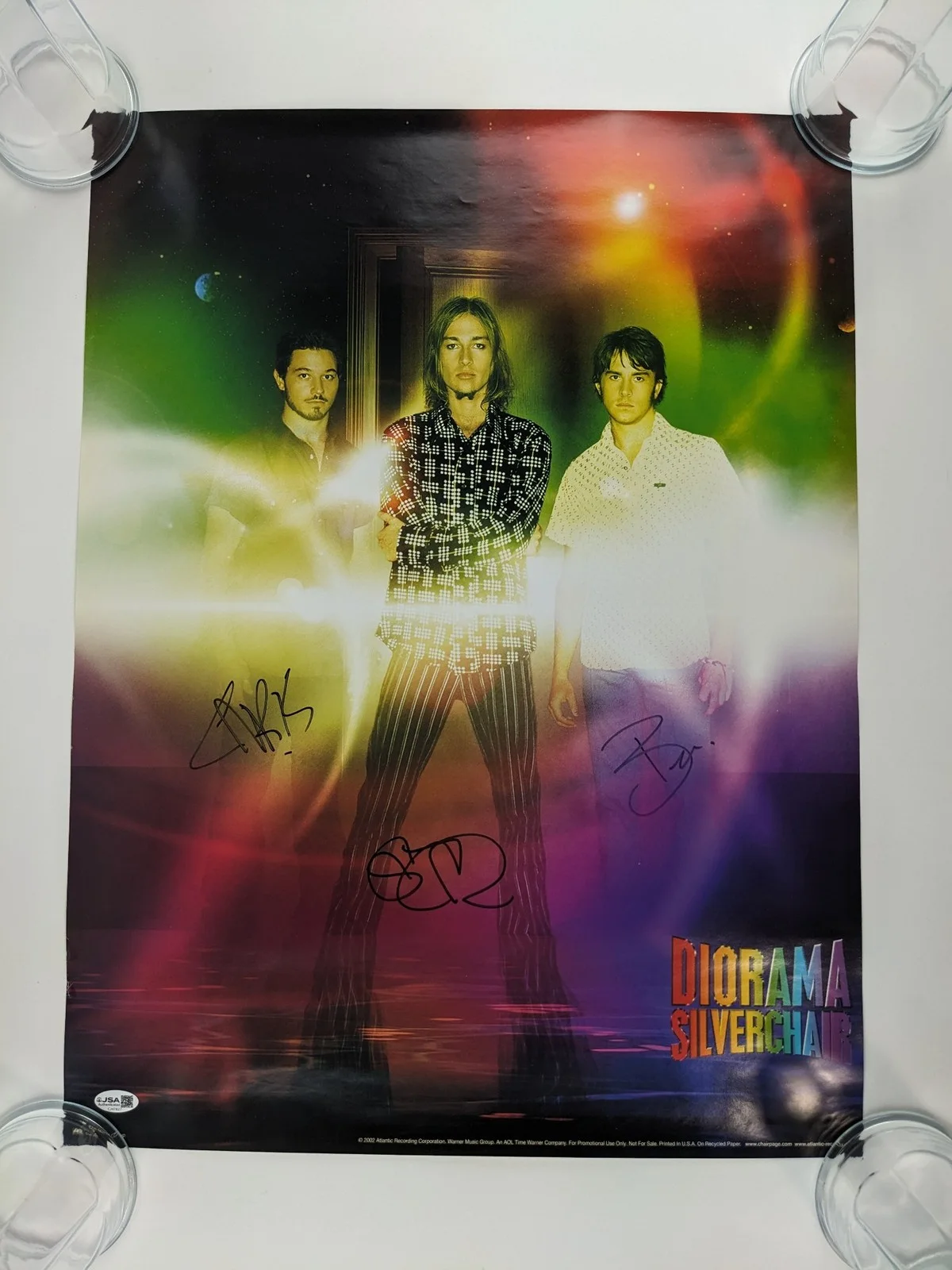 Silverchair Signed 18x24 Poster Diorama Autographed Silver Chair All 3 JSA COA, image 3