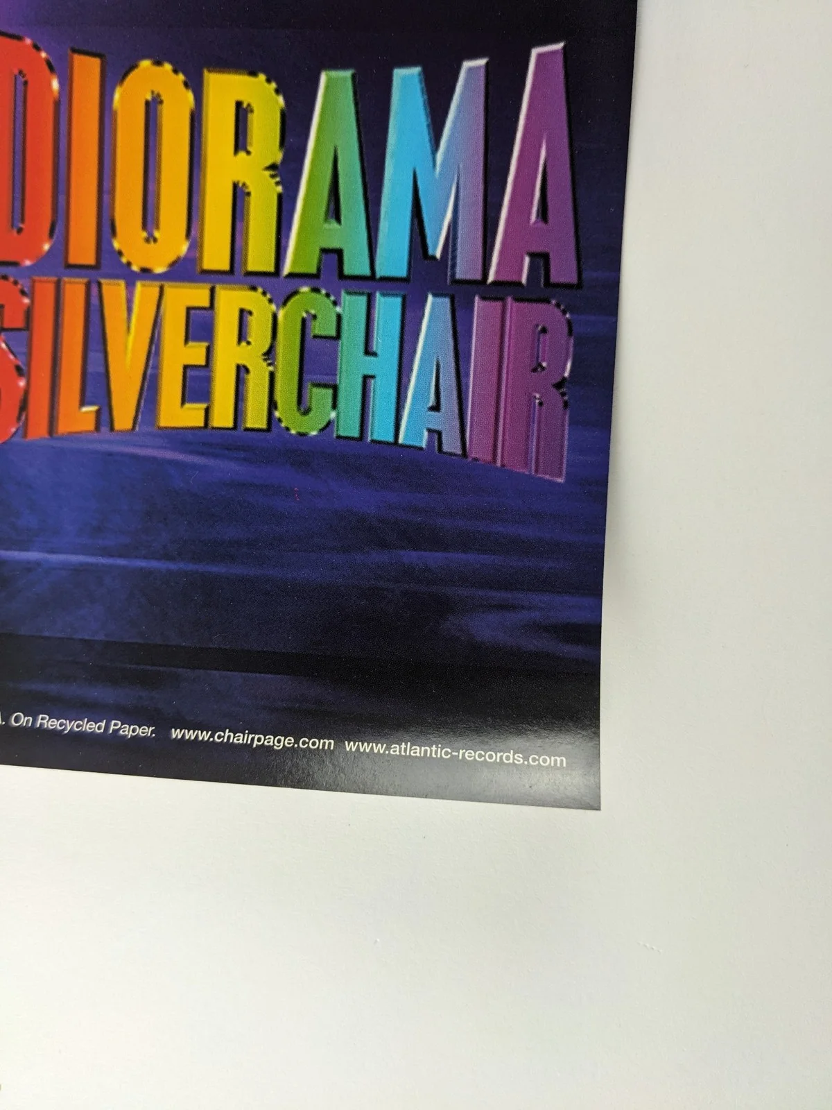 Silverchair Signed 18x24 Poster Diorama Autographed Silver Chair All 3 JSA COA, image 5