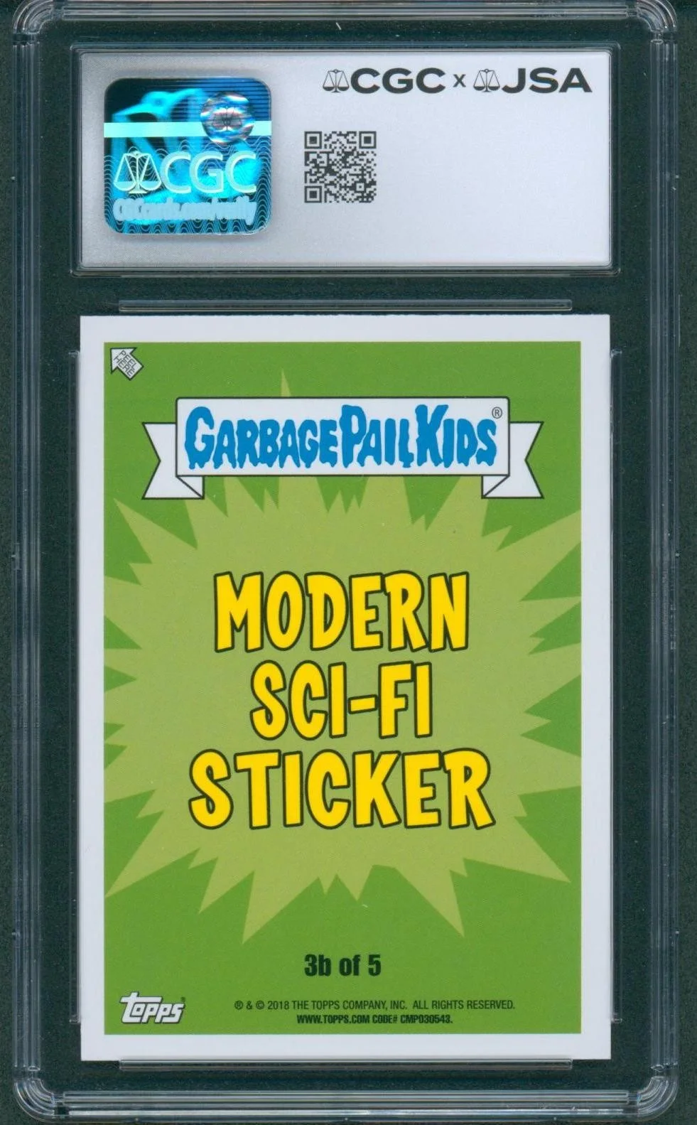 James Duval — James Duval Signed Card Donnie Darko Frank GPK 2018 Mint+ 9.5 CGC x JSA SLAB, изображение 2