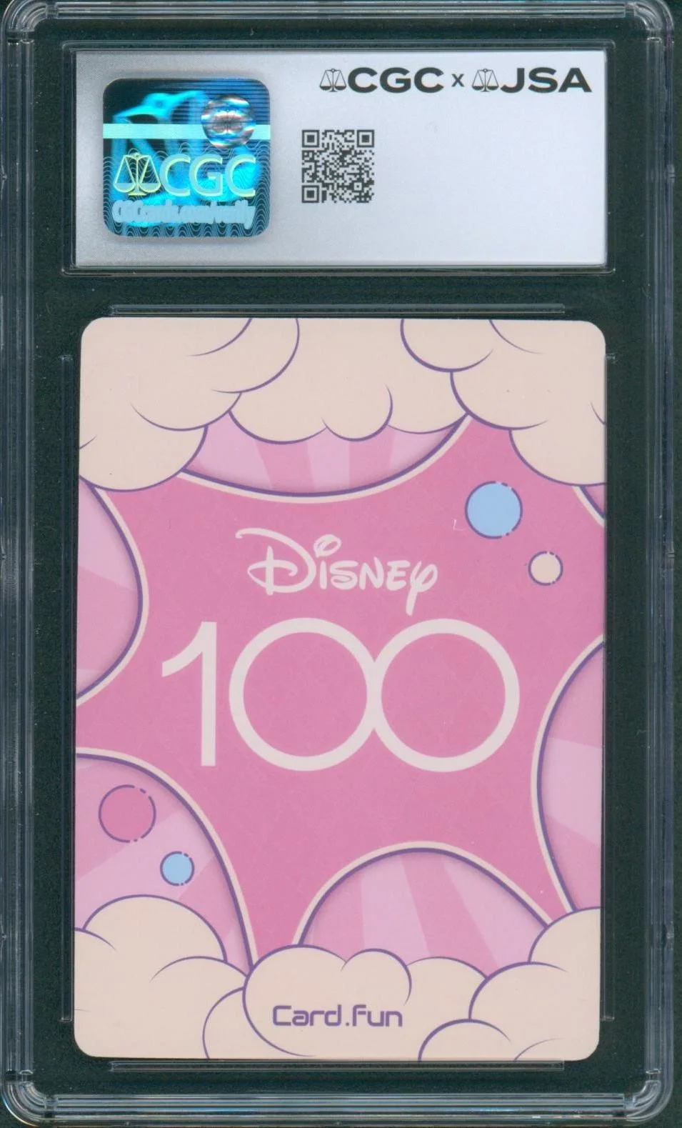Chris Sanders — Chris Sanders Signed Stitch Card Disney 100 Good Times Mint 10 CGC x JSA SLAB, image 2