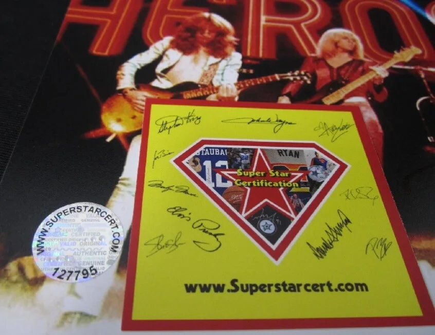 AEROSMITH: Joe Perry Signed 8x10" Authentic Autographs w/COA, image 3