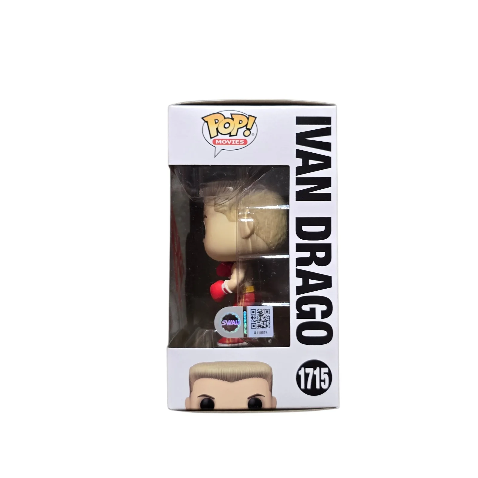 Dolph Lundgren — Dolph Lundgren Signed Ivan Drago Funko 1715 Rocky SWAU Authenticated RARE, изображение 2