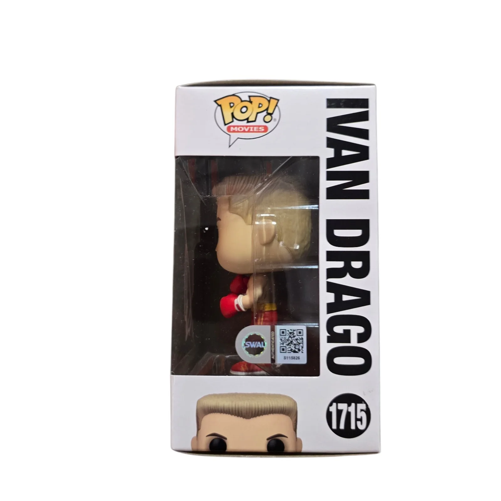 Dolph Lundgren — Dolph Lundgren Signed Ivan Drago Funko 1715 Rocky SWAU Authenticated RARE, image 2
