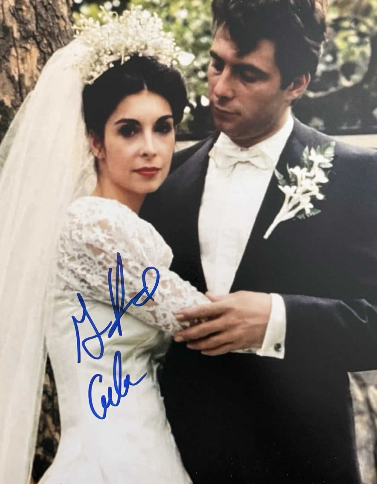 Gianni Russo, Dom Chianese — Godfather 8x10 Signed By Gianni Russo ( Carlo ) Wedding Photo guaranteed 2 Pass