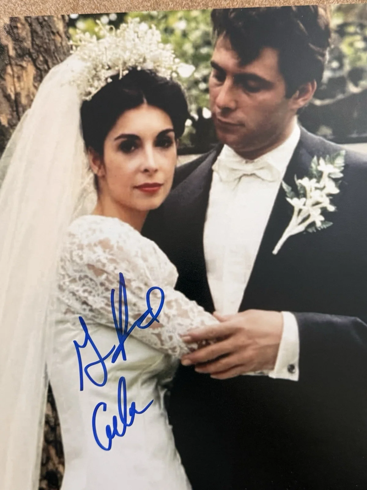 Gianni Russo, Dom Chianese — Godfather 8x10 Signed By Gianni Russo ( Carlo ) Wedding Photo guaranteed 2 Pass, изображение 2